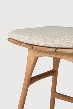 Osso outdoor stool - Natural - 50 x 33 x 51 cm (10S10358) by Ethnicraft - view 4