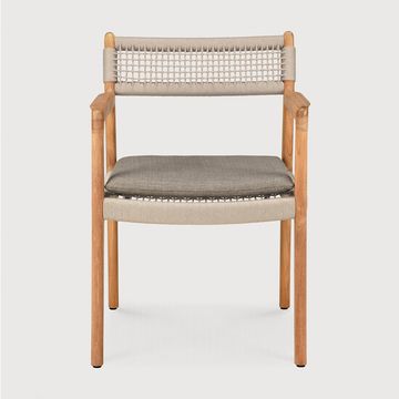 Jack Woven outdoor dining chair - Natural - 56 x 60 x 81 cm (10S10340) by Ethnicraft - view 2