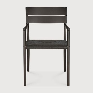 Elin outdoor dining chair - Dark Bronze - 52 x 57 x 84 cm (10160572) by Ethnicraft - view 2