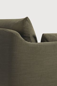 Weave sofa - Green - 200 x 95 x 75 cm (10121415) by Ethnicraft - view 3