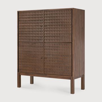 Sono cupboard - Light brown - 116 x 48 x 144 cm (10115349) by Ethnicraft - view 3