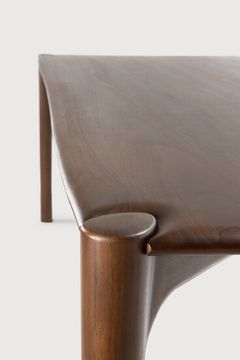 PI dining table - Brown - 160 x 80 x 76 cm (10111556) by Ethnicraft - view 5