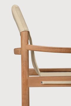 Safari outdoor lounge chair - Natural, Dune - 67 x 73 x 81 cm (10S10421) by Ethnicraft - view 7
