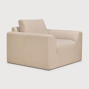 Ease lounge chair - Leche - 96 x 91 x 73 cm (10120094) by Ethnicraft - view 2