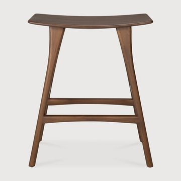 Osso counter stool - Brown - 57 x 33 x 67 cm (10110178) by Ethnicraft - view 2