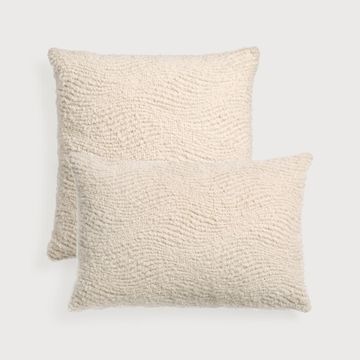 Wave cushion - Off White - 50 x 50 x 15 cm (10S21301) by Ethnicraft - view 4