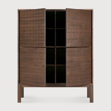 Sono cupboard - Light brown - 116 x 48 x 144 cm (10115349) by Ethnicraft - view 2
