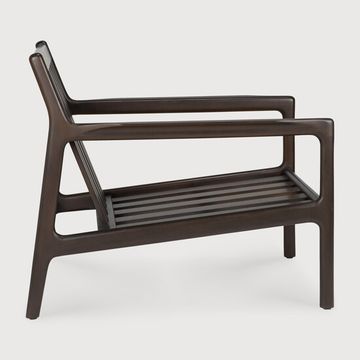 Jack lounge chair frame - Dark Brown - 69 x 87 x 74 cm (10135100) by Ethnicraft - view 3