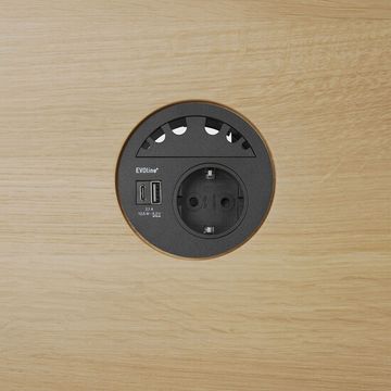 Power Circle - Black - 9 x 9 x 5 cm (10126287) by Ethnicraft - view 2