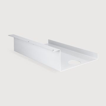 Metal cable tray - White - 40 x 29 x 10 cm (10126317) by Ethnicraft - view 3