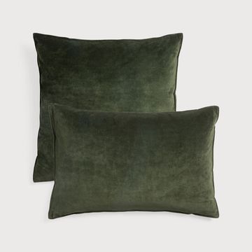 Velvet cushion - Forest - 50 x 50 x 15 cm (10S21309) by Ethnicraft - view 4