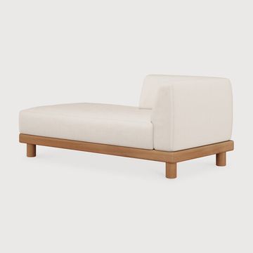 Monocle outdoor modular sofa - Natural, White - 166 x 83 x 72 cm (10S10416) by Ethnicraft - view 4