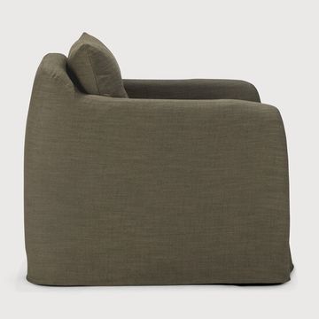 Weave lounge chair - Green - 80 x 87 x 75 cm (10121411) by Ethnicraft - view 3