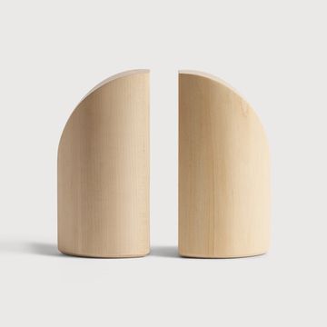 PI book ends - Natural - 9 x 7 x 19 cm (10129870) by Ethnicraft - view 3