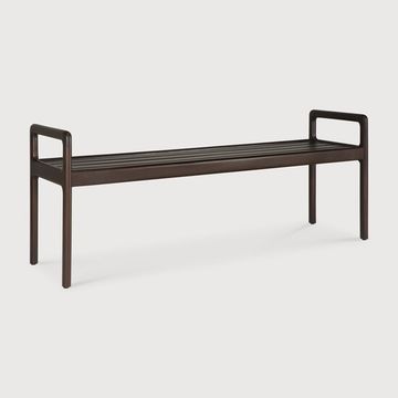 Jack bench frame - Dark Brown - 150 x 41 x 59 cm (10135117) by Ethnicraft - view 2