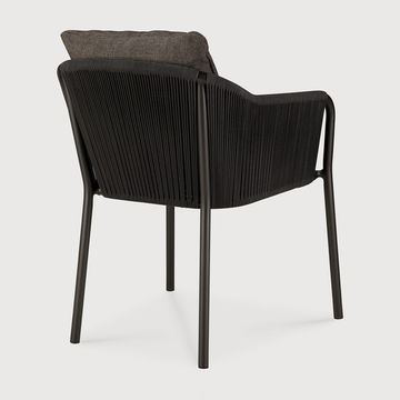 Capitan outdoor dining chair - Dark Bronze - 59 x 64 x 75 cm (10S60222) by Ethnicraft - view 4
