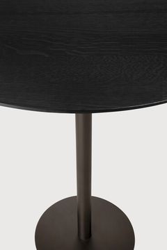 Blend bar table - Black - 70 x 70 x 108 cm (10S51953) by Ethnicraft - view 2