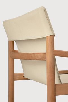 Safari outdoor lounge chair - Natural, Dune - 67 x 73 x 81 cm (10S10421) by Ethnicraft - view 6
