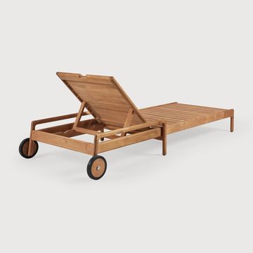 Jack outdoor adjustable lounger frame - Natural - 216 x 84 x 34 cm (10110256) by Ethnicraft - view 4