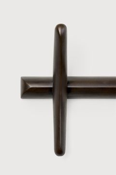 PI wall coat rack - Dark Brown - 70 x 10 x 21 cm (10129782) by Ethnicraft - view 3