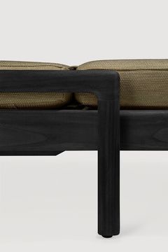 Jack outdoor adjustable lounger - Black, Green - 216 x 84 x 34 cm (10S10345) by Ethnicraft - view 6