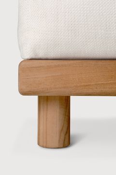 Monocle outdoor modular sofa - Natural, White - 83 x 83 x 72 cm (10S10414) by Ethnicraft - view 8