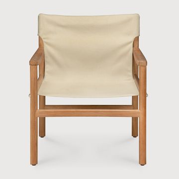 Safari outdoor lounge chair - Natural, Dune - 67 x 73 x 81 cm (10S10421) by Ethnicraft - view 2
