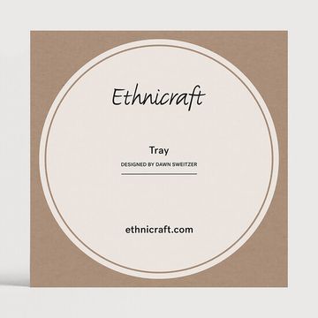 Second Nature tray - 92 x 92 x 4 cm (10120588) by Ethnicraft - view 5