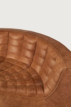 N701 modular sofa - Old Saddle - 120 x 120 x 76 cm (10120079) by Ethnicraft - view 4