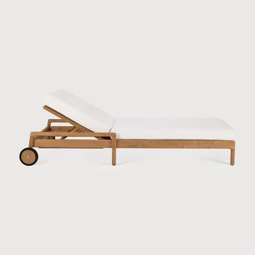 Jack outdoor adjustable lounger cushion - Off White - 200 x 65 x 8 cm (10121098) by Ethnicraft - view 3