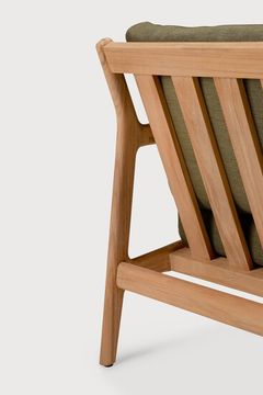 Jack outdoor lounge chair - Natural, Green - 76 x 90 x 74 cm (10S10431) by Ethnicraft - view 6