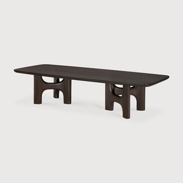 Flow coffee table - Rose brown - 150 x 60 x 34 cm (10135097) by Ethnicraft - view 2