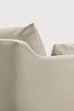 Weave sofa - Bone - 244 x 95 x 75 cm (10121412) by Ethnicraft - view 3
