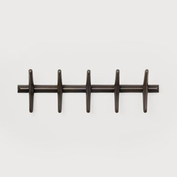 PI wall coat rack - Dark Brown - 70 x 10 x 21 cm (10129782) by Ethnicraft - view 2