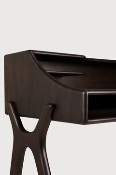 Flow desk - Rose brown - 140 x 55 x 95 cm (10135089) by Ethnicraft - view 4