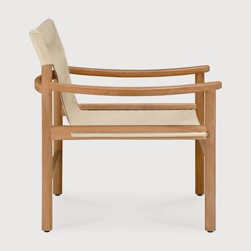 Safari outdoor lounge chair - Natural, Dune - 67 x 73 x 81 cm (10S10421) by Ethnicraft - view 3