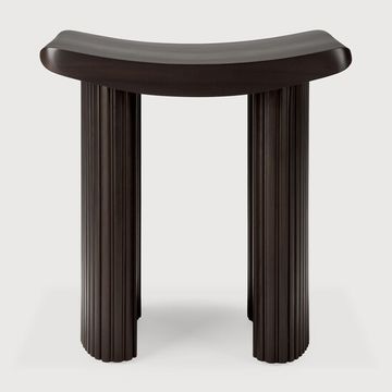 Roller Max stool - Dark Brown - 48 x 35 x 49 cm (10135030) by Ethnicraft - view 2
