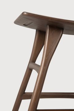 Osso stool - Brown - 50 x 33 x 49 cm (10110177) by Ethnicraft - view 5
