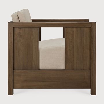 Roan lounge chair - Wild brown - 60 x 70 x 65 cm (10S10831) by Ethnicraft - view 3