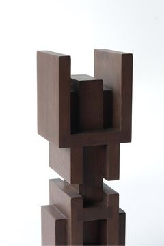 False Idol #4 - Brown - 9 x 9 x 30 cm (10127136) by Ethnicraft - view 3