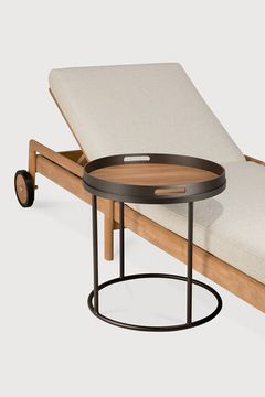 Outdoor tray side table - Dark Bronze - 49 x 49 x 47 cm (10130006) by Ethnicraft - view 3