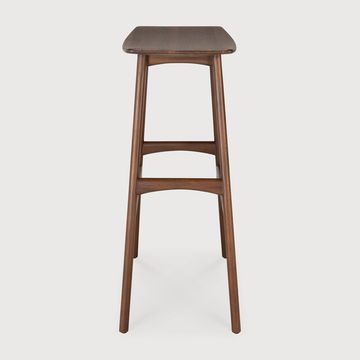 Osso bar stool - Brown - 57 x 33 x 80 cm (10110179) by Ethnicraft - view 3