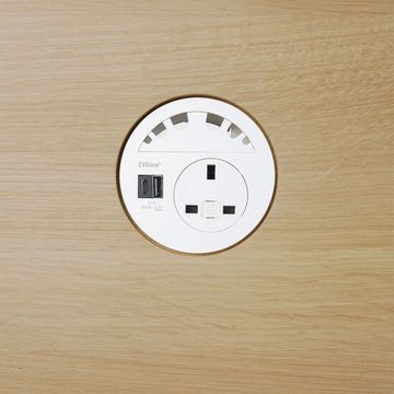 Power Circle - White - 9 x 9 x 5 cm (10126282) by Ethnicraft - view 2