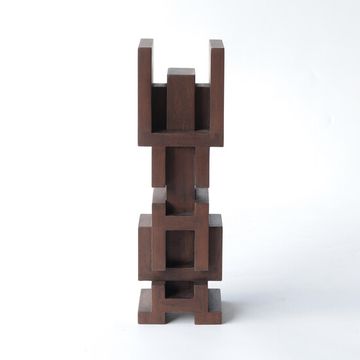 False Idol #4 - Brown - 9 x 9 x 30 cm (10127136) by Ethnicraft - view 2