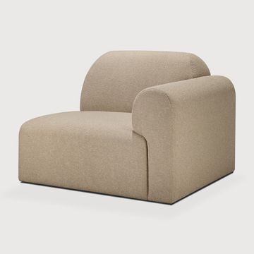 Bulky modular sofa - Almond - 95 x 95 x 75 cm (10121445) by Ethnicraft - view 2