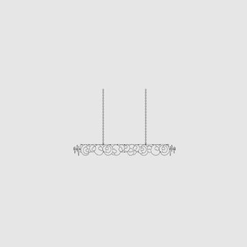 eucalyptus chandelier linear by OCHRE - view 3