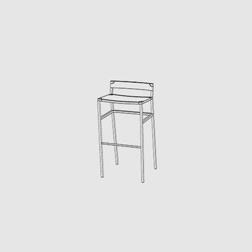 sable bar stool by OCHRE - view 2