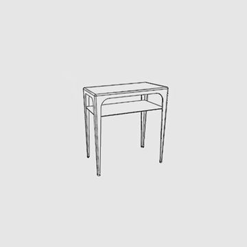 wisp table rectangular by OCHRE - view 2
