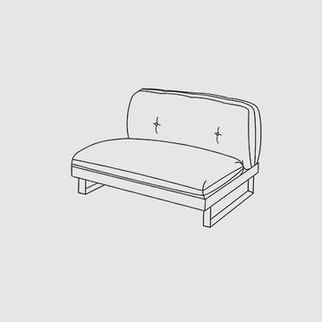 cosy cocoon sofa by OCHRE - view 2