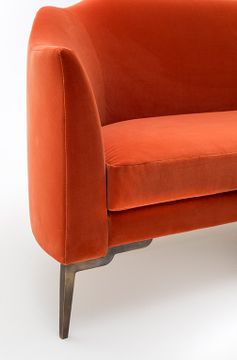 TOSCANINI SC5062 - 4 seater fabric sofa by OAK - view 2